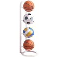 thumbnail image 1 of HELIAHOO Vertical Ball Storage Rack, Metal Basketball Holder, Multi-Layer Ball Display Rack Stand, Sports Equipment Organizer for Basketball Football Volleyball CJ915-99954, 1 of 8