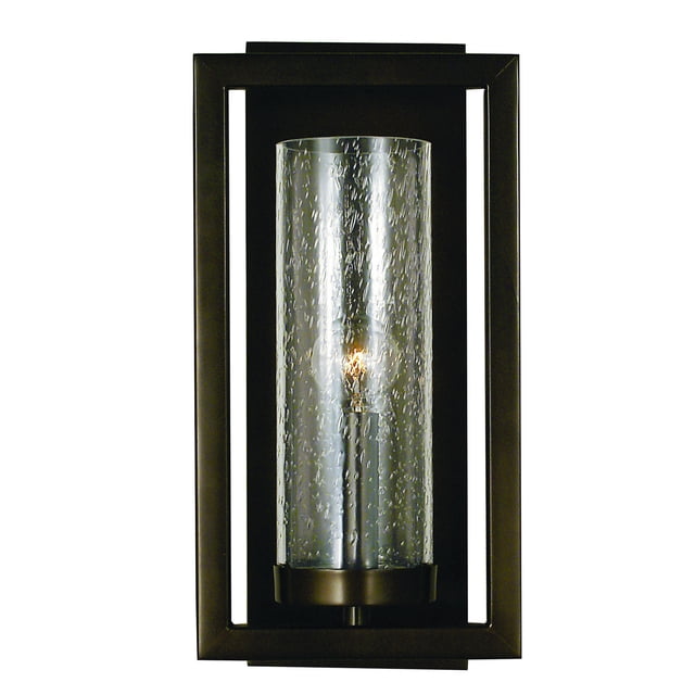 Framburg 1157 MB Theorem One Light Wall Sconce in Mahogany Bronze