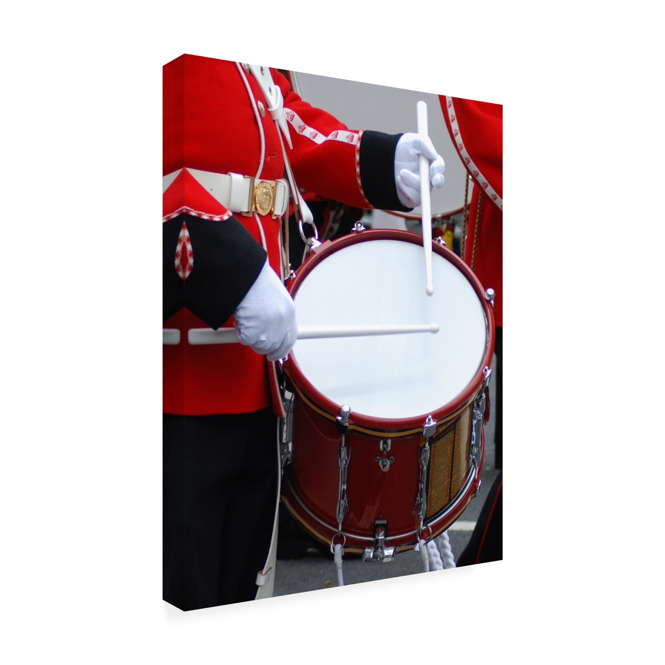 Canvas Wall Art - Justin MacArthur 'Dutiful Drumming' Wall Art for Living Room, Bedroom, or Office D?cor by Trademark Fine Art - 18 x 24 Inches