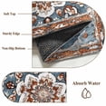 thumbnail image 6 of 5'x8' Area Rugs, Blue Bohemian Indoor Outdoor Area Rug for Living Room Bedroom, Retro Pattern Oriental Farmhouse Ethnic Washable Bathroom Rugs Kitchen Floor Carpet Mats Home Decor Aesthetic, 6 of 8