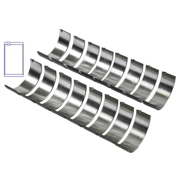 Connecting Rod Bearings Set | Compatible with GM/Chevy/Isuzu 262/265/302/305/325/327/350/364/400 | Size = .001