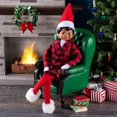 thumbnail image 4 of Elf on the Shelf - Clause Couture Comfy Cabin Robe & Slippers, 4 of 4