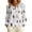 White, variant on DeHolifer Womens Shirts Oversized V-Neck Casual Printed Long Sleeve Loose Fall Plus Size Blouse Tops Green S