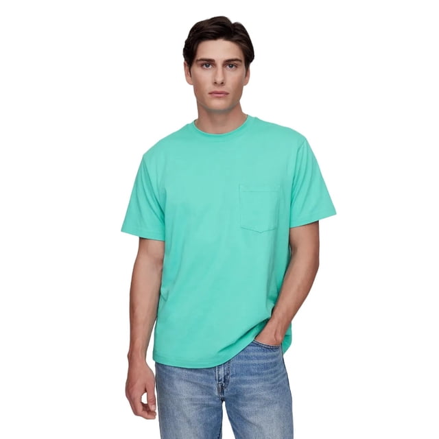 Camiseta GAP Pocket Water Garden Verde para Hombre Talla XS