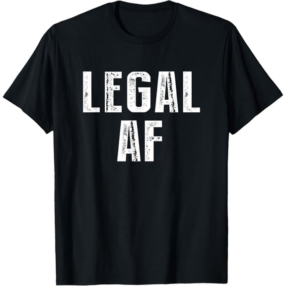 t-shirt Funny 21st Birthday Gift T-Shirt Legal AF 21 Years Old Tee T-Shirt mens,black,women,funny,journey,Crew Neck, Short Sleeve,printing