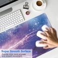 thumbnail image 4 of Starry Sky When Lightning Comes&nbsp;desk Mouse Padwaterproofno Slip&nbsp;for Office Home Work GamingmousepadRubber Base Mousepad with Stitched Edges 31.5x11.8inches, 4 of 7