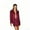 Red, variant on Women Suiting 2 Piece Peak Lapel Short Suit Sequin Detailing Long Sleeve Open Front Cardigan And Matching Skirt For Casual Wear,Red,S