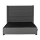 thumbnail image 1 of Base de Cama Dicasa con Cabecera Individual Lugo gris, 1 of 8
