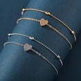 thumbnail image 3 of QHUDLV Boho Anklet Foot Chain, Silver-Plated Beaded Bracelet, Beach Summer Jewelry Accessory, 3 of 9