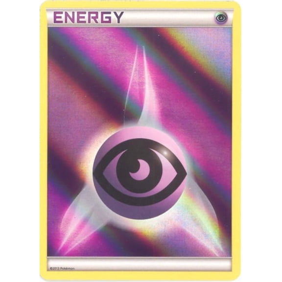 Pokemon Card Promo - PSYCHIC ENERGY (2013)(REVERSE holo-foil)