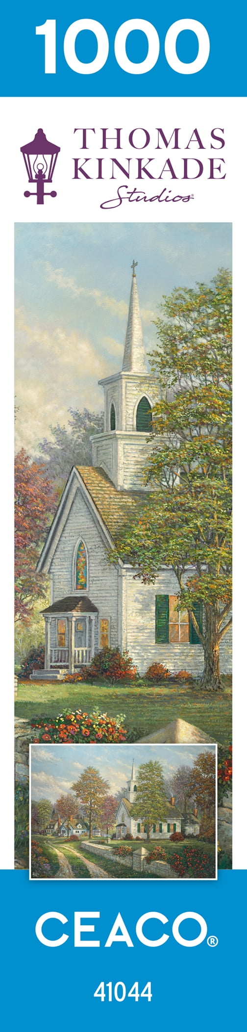 Ceaco - Thomas Kinkade - Serenity Chapel - 1000 Piece Interlocking Jigsaw Puzzle