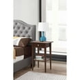 thumbnail image 6 of Home Furniture Modern Dalton 1-Drawer Cappuccino Nightstand (28"H X 14"W X 18"D), 6 of 6
