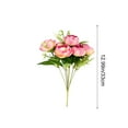 thumbnail image 3 of JGJJUGN Artificial Simulation Flower Bouquet Multicolor 33cm Plastic Faux Rose Arrangement Home Office Decoration, 3 of 6