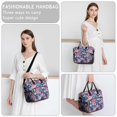 thumbnail image 6 of OBREWU Pioneer Flower Womens Lunch Box for Work,Insulated Large Pioneer Flower Lunch Bag for Women,Loncheras Para Mujer,Leakproof Adult Lunch Bag for Work,Beach,Travel,Picnic,Camping, 6 of 7