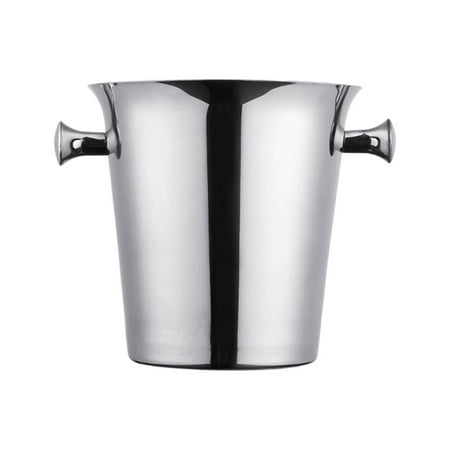 

Ice Beer Bucket Champagne Bottles Cooling Food Grade Wine Cooler with Dual Handles BPA Free Ice Bucket for Parties Cocktail Events