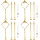 thumbnail image 5 of 10 Uds. Soportes para palillos pequeños, juego de soporte para cuchara y tenedor, palillos, utensilio, soporte para cubiertos, color negro, 5 of 5