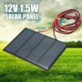 thumbnail image 2 of Solar Led Light System 1.5W 12V Mini Solar Panel Kleines -Ladegerät S0F6, 2 of 9