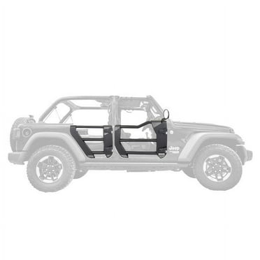 Go Rhino 572502 Rear Trailline Tube Doors, Rear pair for Jeep Wrangler JK/JKU Compatible with Jeep 18 Wrangler JK, Jeep 07-17 Wrangler (Sport Utility)