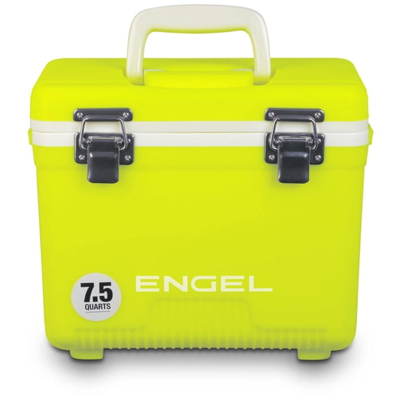 ENGEL 7.5 Qt Leak-Proof Compact Insulated Drybox Cooler - Yellow High-Visibility