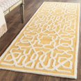 thumbnail image 4 of Safavieh Cambridge 5' X 8' Hand Tufted Wool Rug in Gold and Ivory, 4 of 10