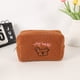 thumbnail image 1 of Bolsa de maquillaje de peluche de oso y cordero | Estuche de lápices de gran capacidad | Neceser con diseño de corazón para niñas | Organizador de papelería multiusos para la escuela, la oficina y, 1 of 4