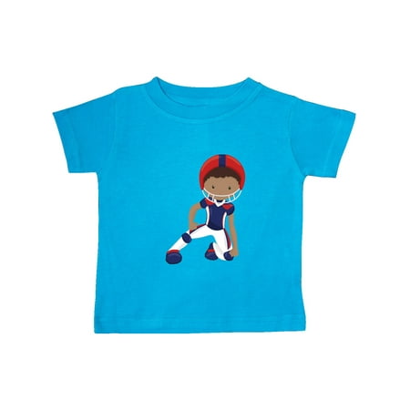 

Inktastic African American Boy Cute Boy American Football Gift Baby Boy T-Shirt