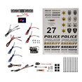 thumbnail image 1 of MyTrickRC Kit de Barre Lumineuse de Luxe Police - Police Basic + Intercepteur Clignotant et Décalcomanies Police, 1 of 2