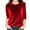 Red, variant on Shirts for Girls Fashion Velvet Crewneck Casual Tshirts 3/4 Sleeve Pullover Tops Kids Clothes Girls Size 3-14