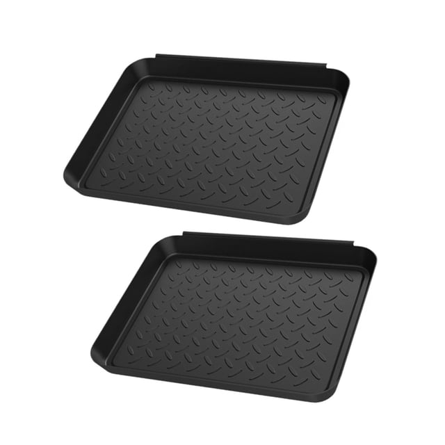bedienty 2x Plateaux pour Bottes de Plancher pour Protection Entrée Tapis pour Bottes en Pot Plateau de Garage pour Boue
