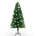 thumbnail image 5 of BELLEZE 6-feet Multicolor Led Light Artificial Living Room Home Indoor Christmas Tree with Stand, 5 of 7
