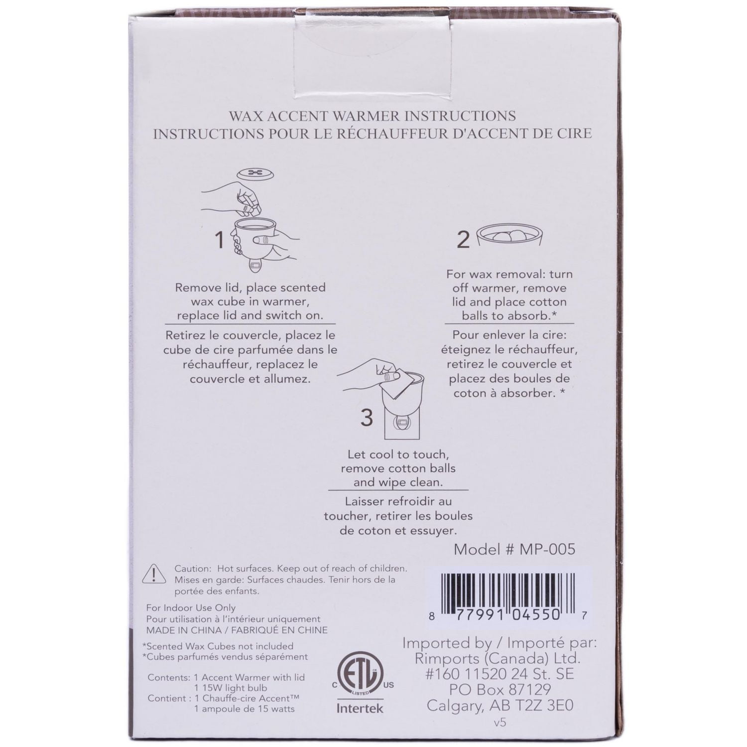Réchauffeur de cire Accent de ScentSationals - Bronze Lantern