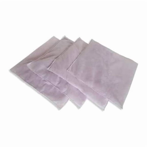 Sorbent Pillow, 2 gal, 12 in x 12 in, Acids, Pink, 4 PK 3WMX8