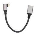 thumbnail image 5 of Cable de interfaz multimedia HD 4K 60Hz Cable de interfaz multimedia Micro a HD macho a hembra para PC Cámara Proyector Derecho 0,2 metros / 7,87 pulgadas, 5 of 5