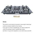 thumbnail image 3 of TOOL1SHOoo 5 Burner Tempered Glass Built-in Gas Stove/With Interest Guarantee for Kitchen, 3 of 13