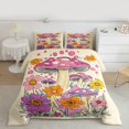 thumbnail image 2 of Homewish Kawaii Floral Mushroom Bedding Comforter Set 2pcs for Female Men Women,Botanical Plants Twin Comforter Sets Microfiber,Vintage Aesthetic Breathable Bedding Set,Lightweight Room Decor, 2 of 8