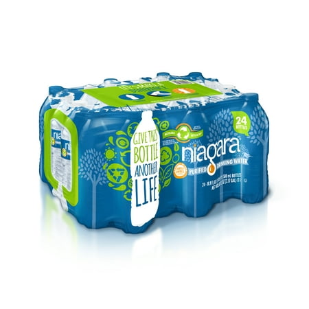 Niagara Purified Drinking Water, 16.9 fl. oz., 24 Count, Bottle