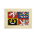 thumbnail image 1 of Czech National Emblem Country Desktop Decorate Photo Frame Picture Art Painting 5x7 inch, 1 of 3