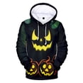 thumbnail image 2 of Sudaderas con capucha con estampado de lámpara de calabaza 3D para hombres, ropa de gran tamaño, abrigo divertido, Halloween, Carnaval, noche, moda de otoño, nuevo, 2 of 3