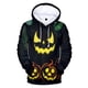 thumbnail image 2 of Sudaderas con capucha con estampado de lámpara de calabaza 3D para hombres, ropa de gran tamaño, abrigo divertido, Halloween, Carnaval, noche, moda de otoño, nuevo, 2 of 4