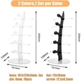 thumbnail image 2 of 1Bag 2 Colors 5-Tier Sunglasses Stand Holder Acrylic Glasses Rack Clear Eyeglass Storage Rack Desktop Sunglasses Tower Holder for Glasses Display 2 Sets, 2 of 7