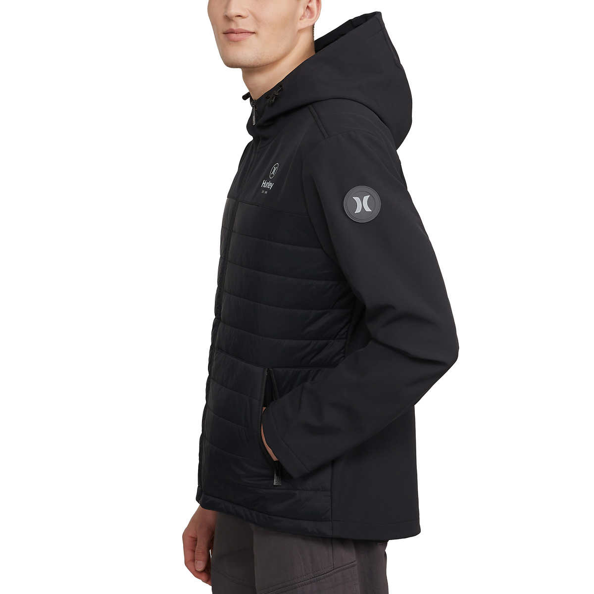 Hurley Men's Wind Resistant 3 Layer 