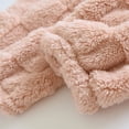thumbnail image 6 of FRSASU Flannel Pajama Women's Soft Fuzzy Cute Pants Solid Color Thick Comfy Wide Leg Lounge Sleepwear Pink, 6 of 9