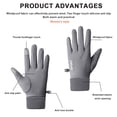 thumbnail image 2 of Warm cycling plush touch screen waterproof gloves for women, 2 of 5