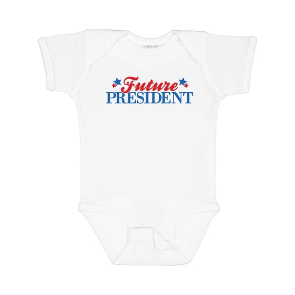 Inktastic Future President Boys or Girls Baby Bodysuit