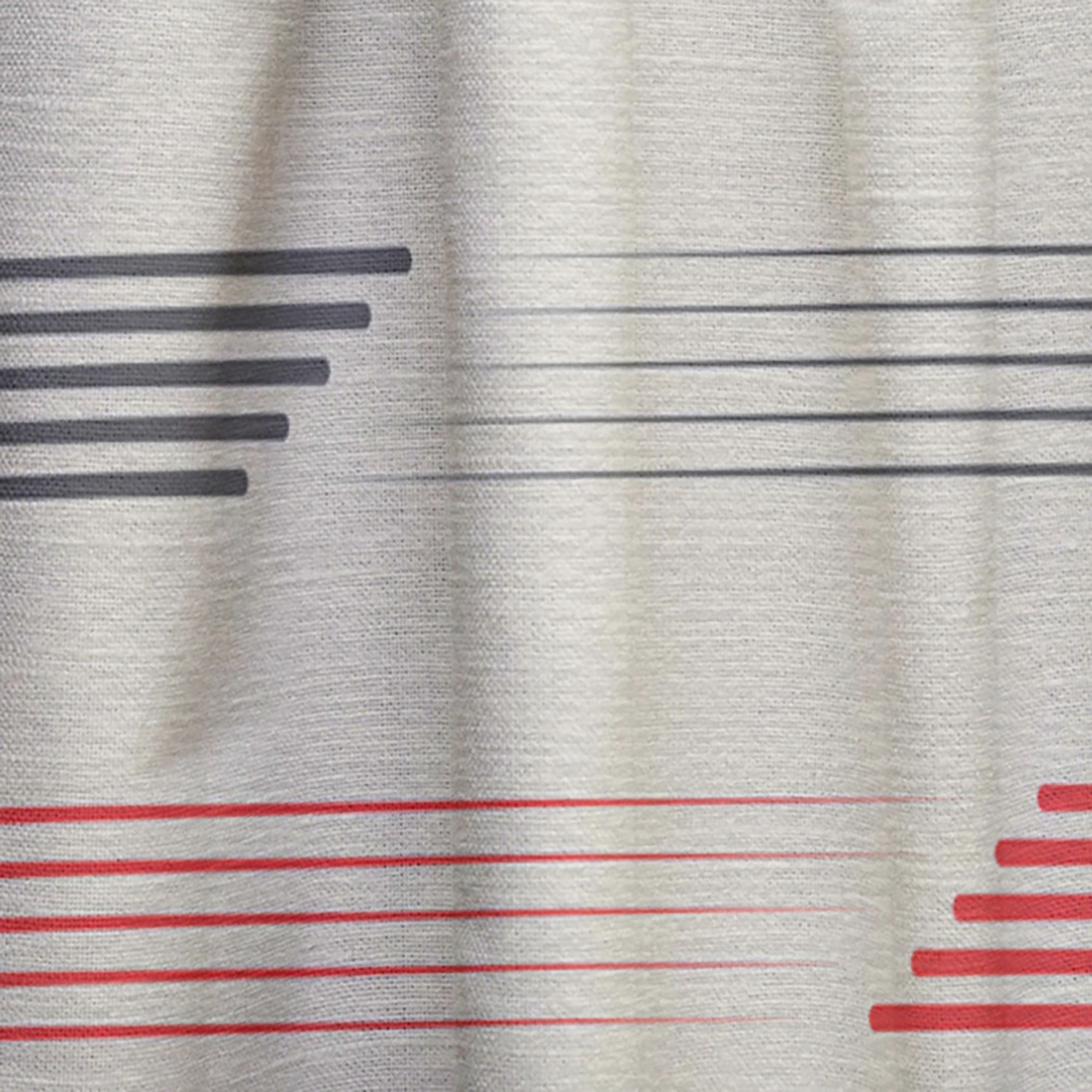 Designart 'Horizontal Geometrical Retro Pattern I' Mid-Century Modern Curtain Panel