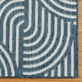 thumbnail image 5 of Gertmenian Tropea Mika Modern Geometric Navy Ivory Premium Flatweave UV Resistant Indoor Outdoor Area Rug, 6x9, 5 of 7