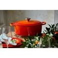 thumbnail image 4 of Olla Holandesa Ovalada Le Creuset Signature de Hierro Fundido Esmaltado 6,75 qt, 4 of 5