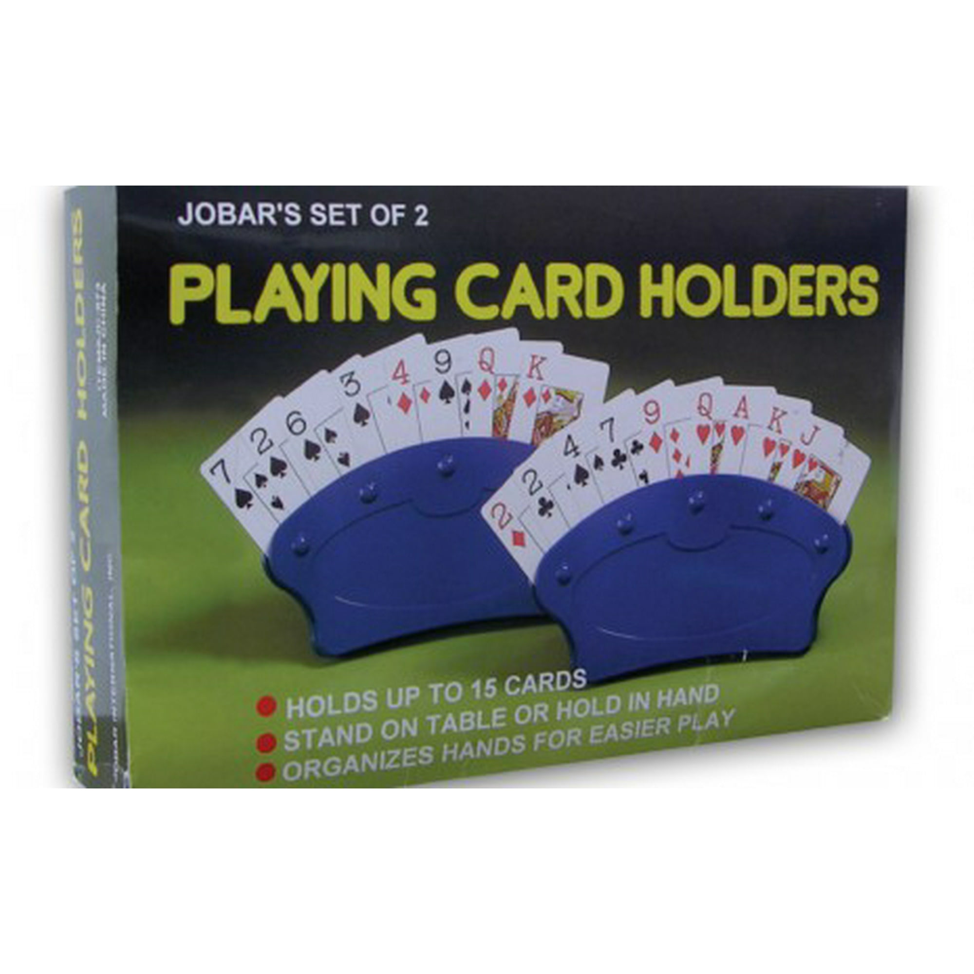 Jobar Hands-Free Playing Card Holders, Pack of 2