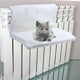 thumbnail image 4 of Hamaca desmontable Cama Ventana para mascotas con marco Estante Cojín cálido Camas acogedoras de invierno Vellón blanco Jinwen Cama de gato radiadora colgada, 4 of 7