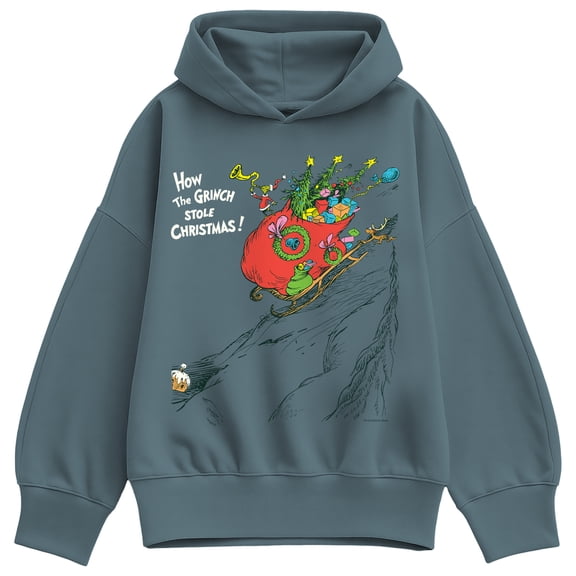 The Grinch - Stole Christmas Women's Oversized Fleece Hoodie Sweatshirt